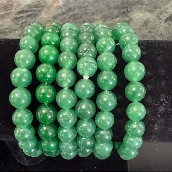 2 Jade Handmade Bracelet. New - Picture 3 of 3